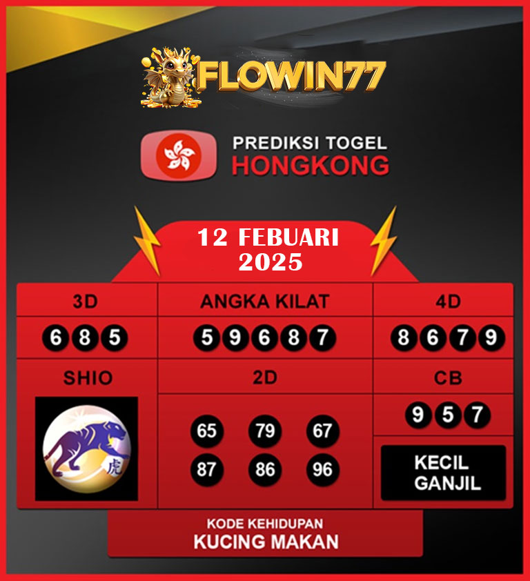 Prediksi Master HK (Hongkong) Hari Ini 12 Februari 2025